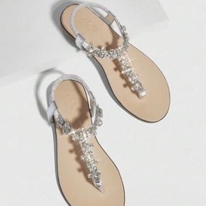 Diamond thong sandals 💎